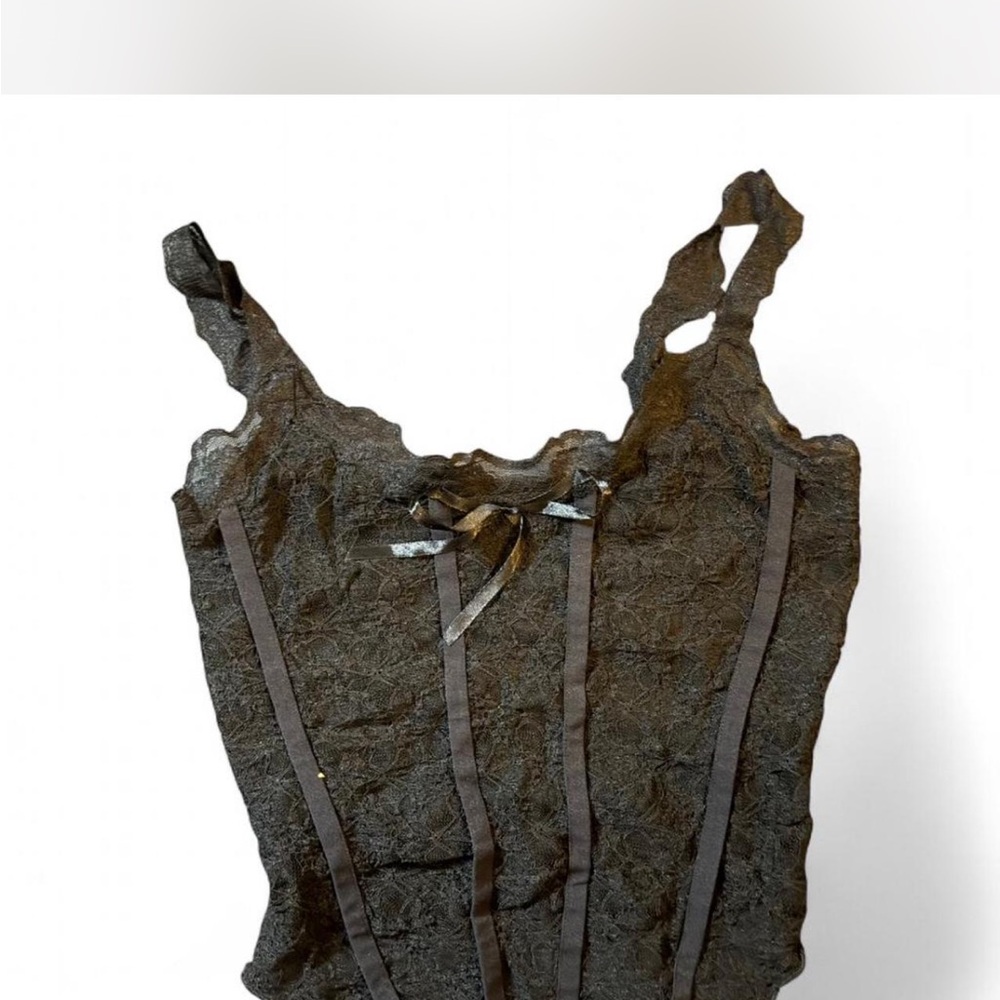 Elegant Black Lace Women's Top